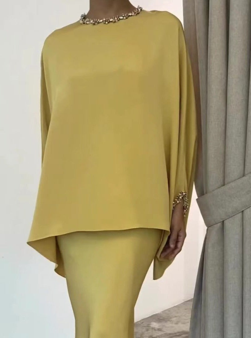 Ensemble de robe à perles américaines