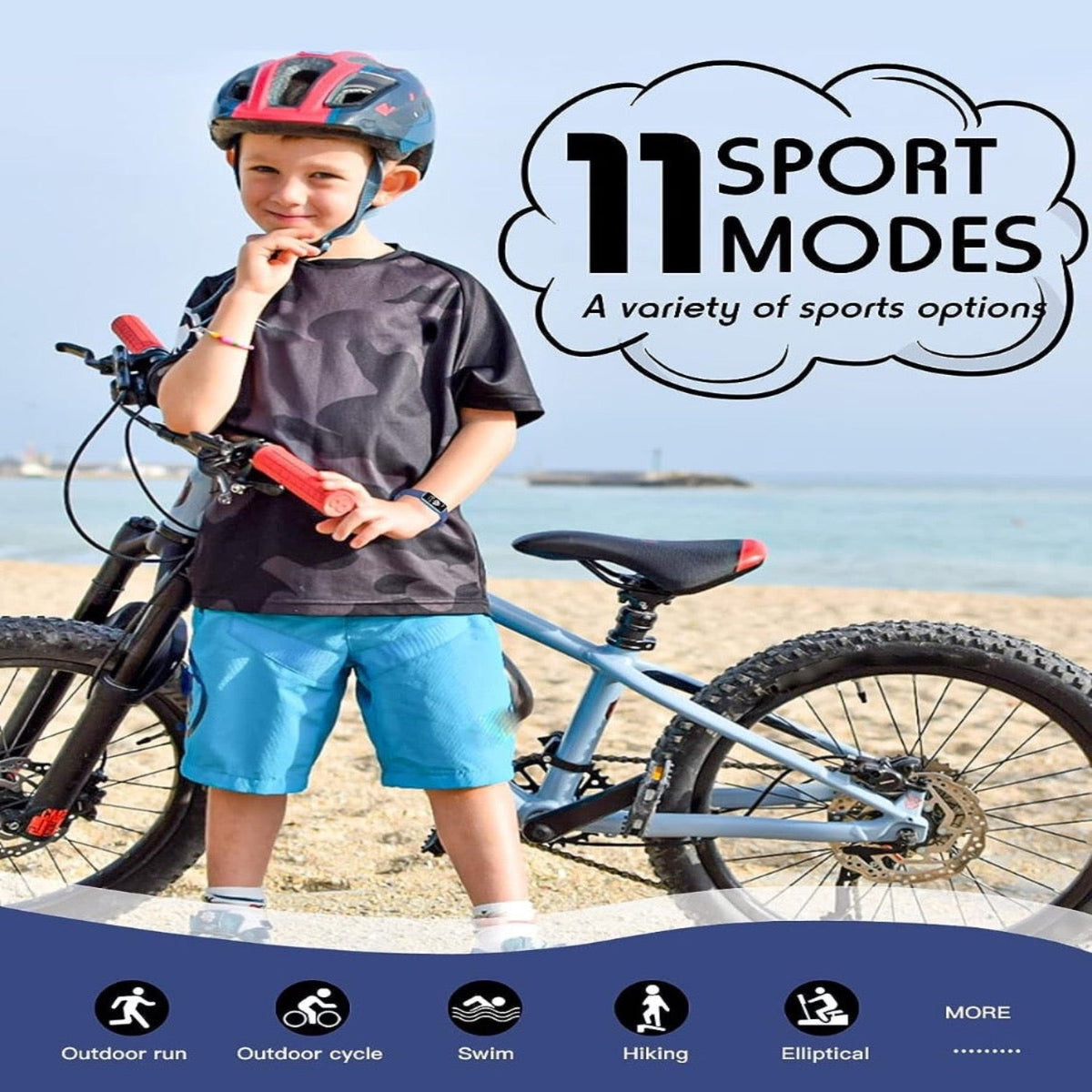 Montre de Fitness Slim pour Enfants – KidFit Pro