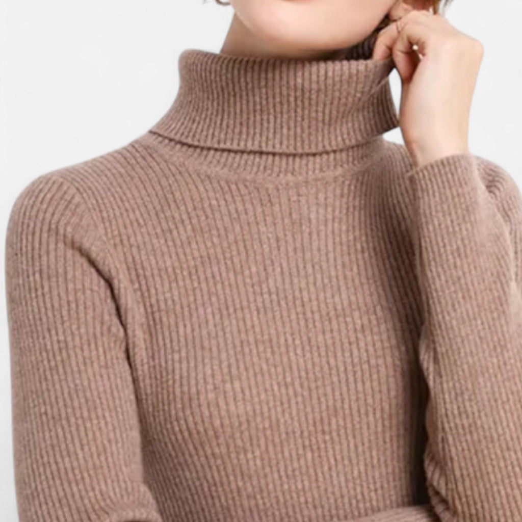 Eliaro Moda | Pull Col Montant Femme Élégance Intemporelle en Cachemire