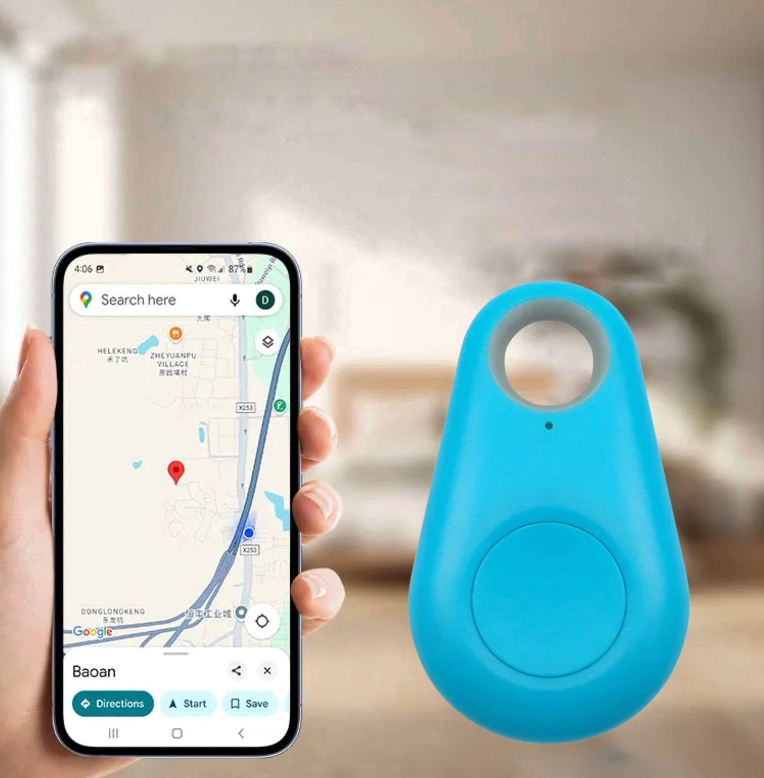 KidLocate | Mini appareil de suivi GPS pour enfants avec localisation en temps réel et fonction SOS