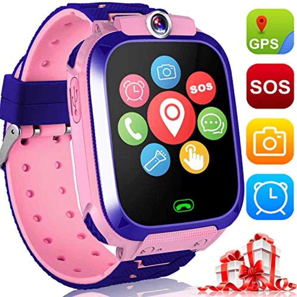 Montre Connectée pour Enfants - GPS, Caméra et Bouton SOS pour la Sécurité