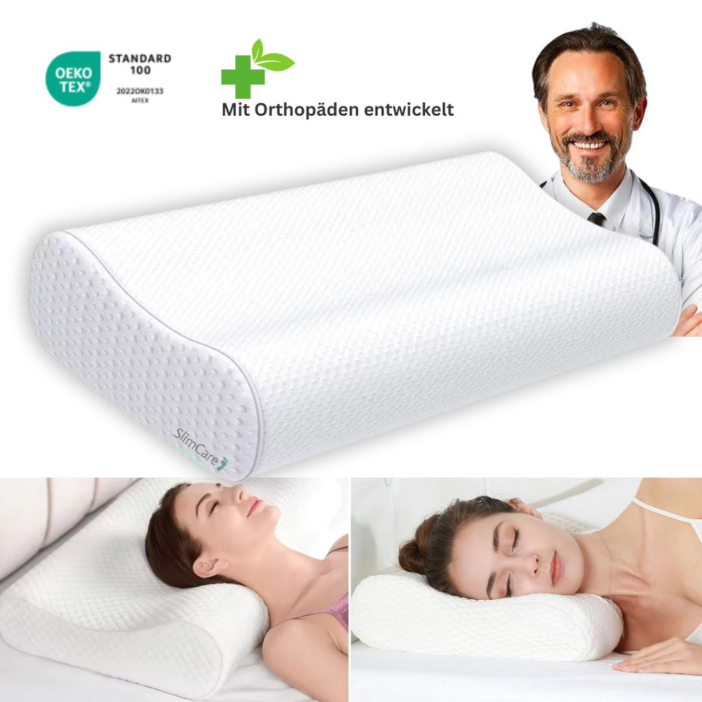 Coussin de Cou Orthopédique Ergonomique pour un Sommeil Confortable