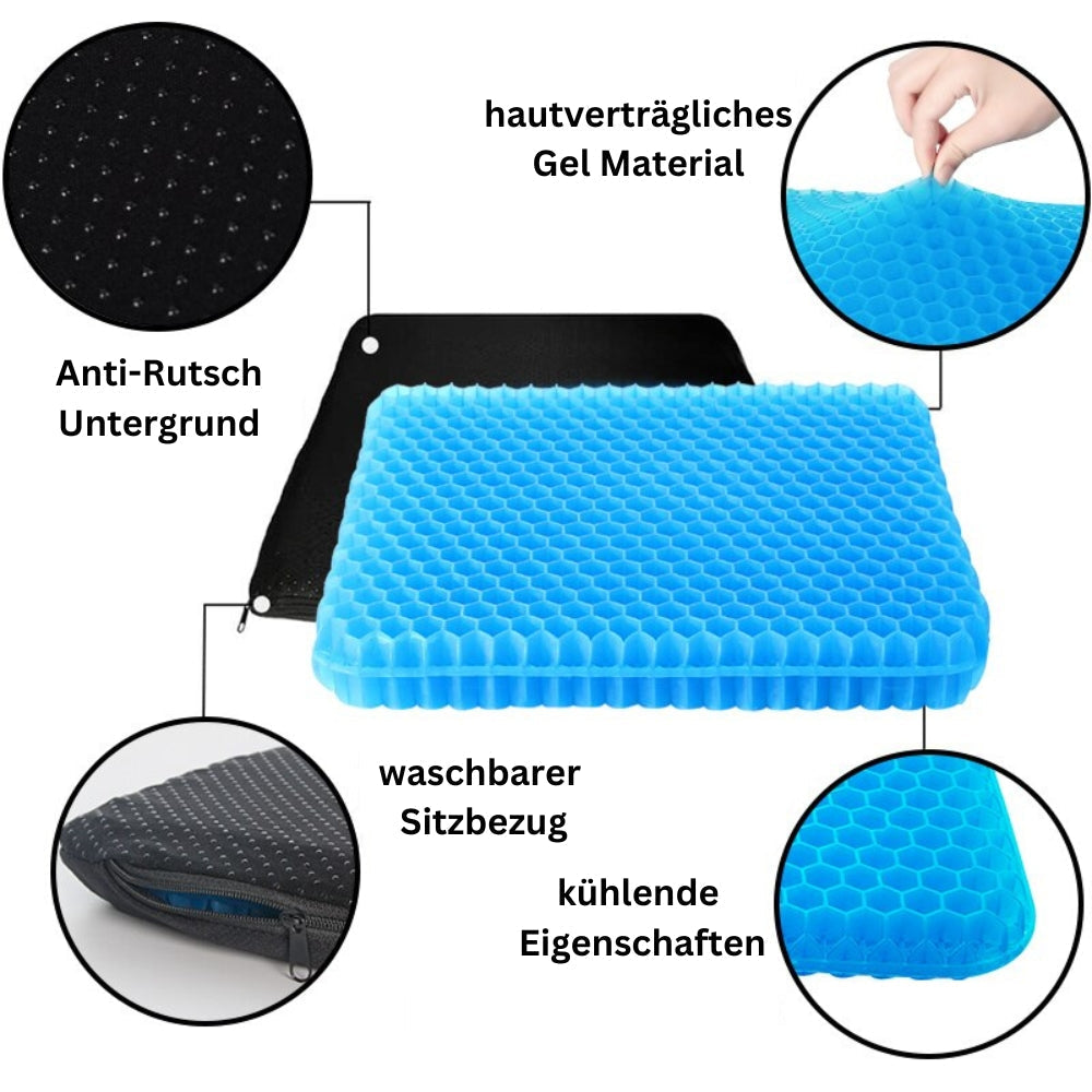 ErgoPad - coussin de siège en gel ergonomique