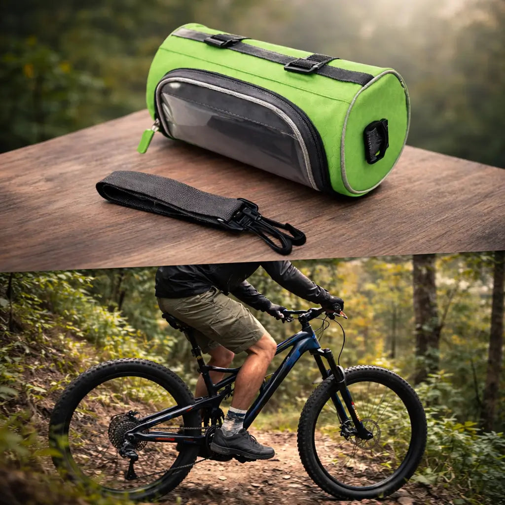 Sac de guidon pour vélo | Sacoche étanche avec écran tactile | Tourix