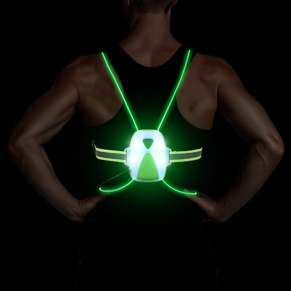 Gilet de sécurité LED pour coureurs – Édition ReflectSafe Printemps 2025