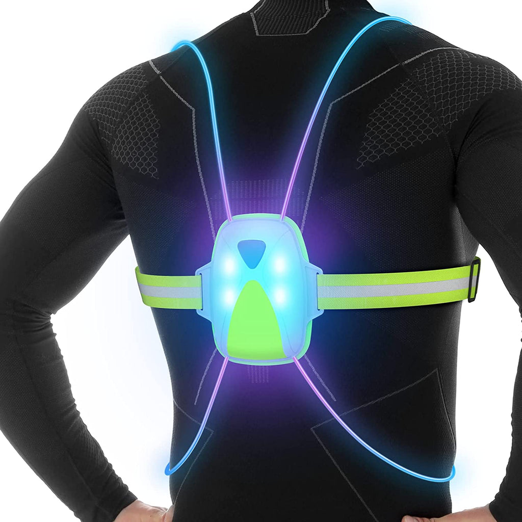 Gilet de sécurité LED pour coureurs – Édition ReflectSafe Printemps 2025
