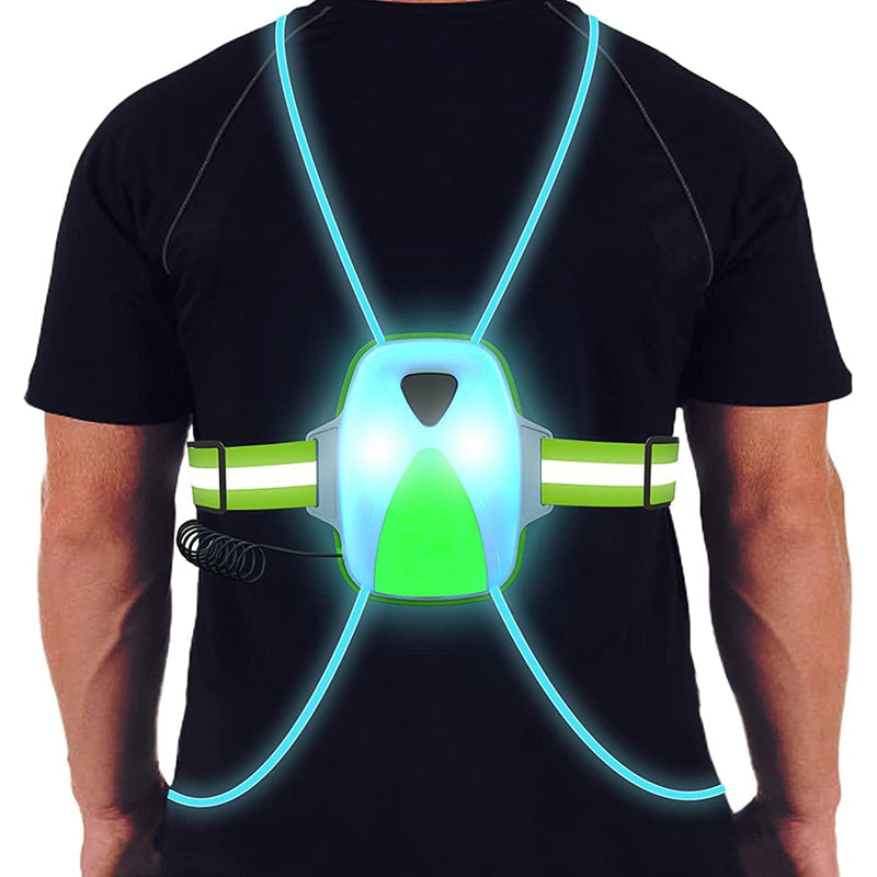 Gilet de sécurité LED pour coureurs – Édition ReflectSafe Printemps 2025