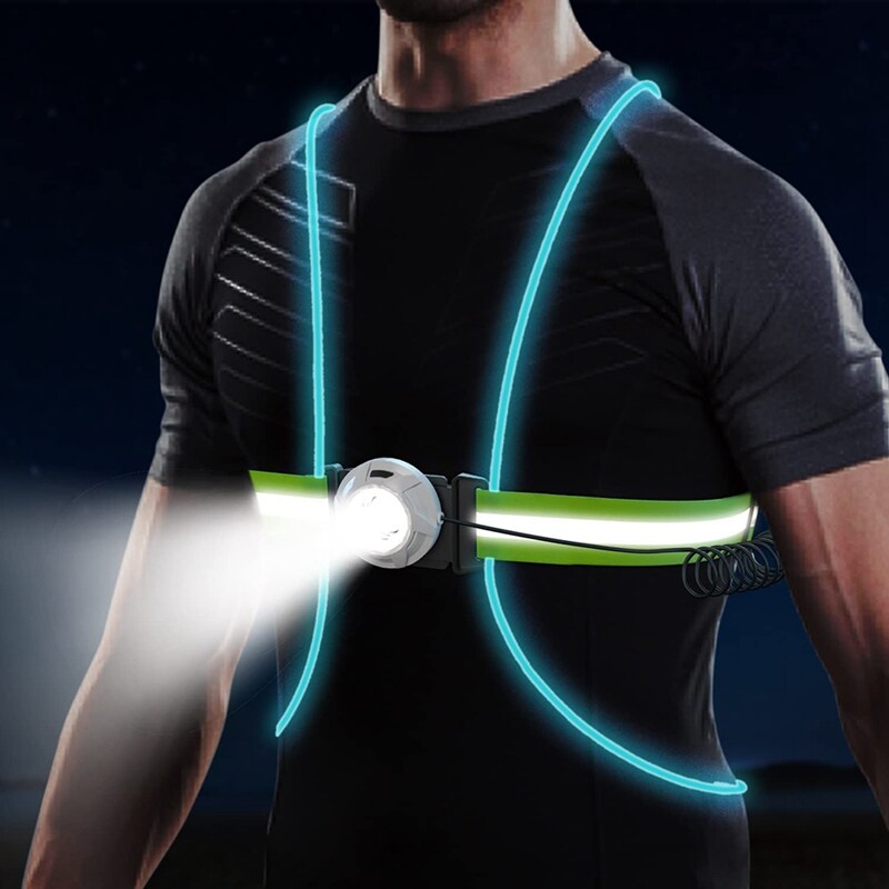 Gilet de sécurité LED pour coureurs – Édition ReflectSafe Printemps 2025