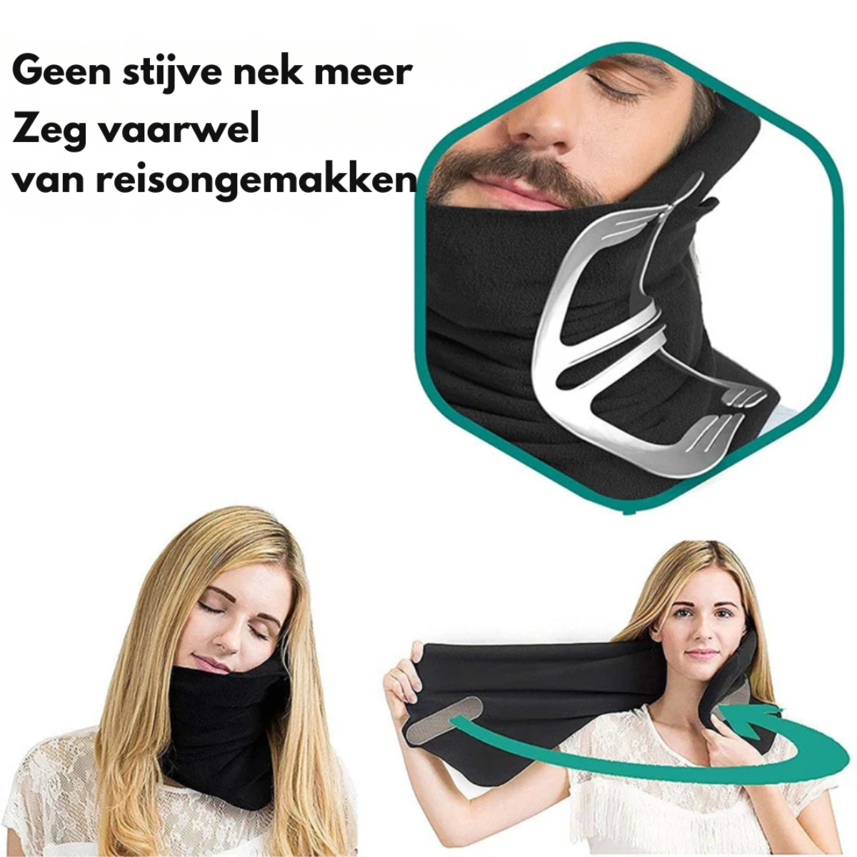 Coussin de Voyage pour le Cou - Confort Extrême pour Voyager | Léger & Hygiénique
