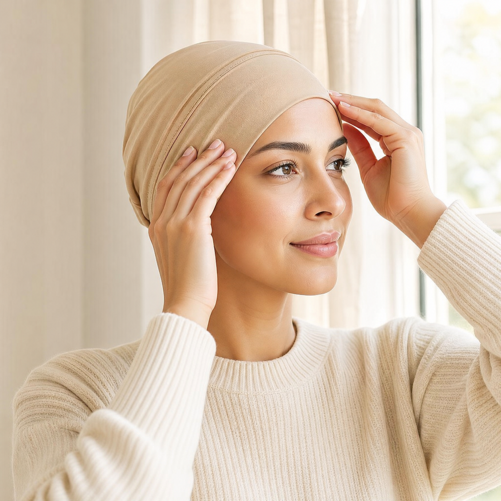 Solenna – Bonnet Turban Doux et Élastique