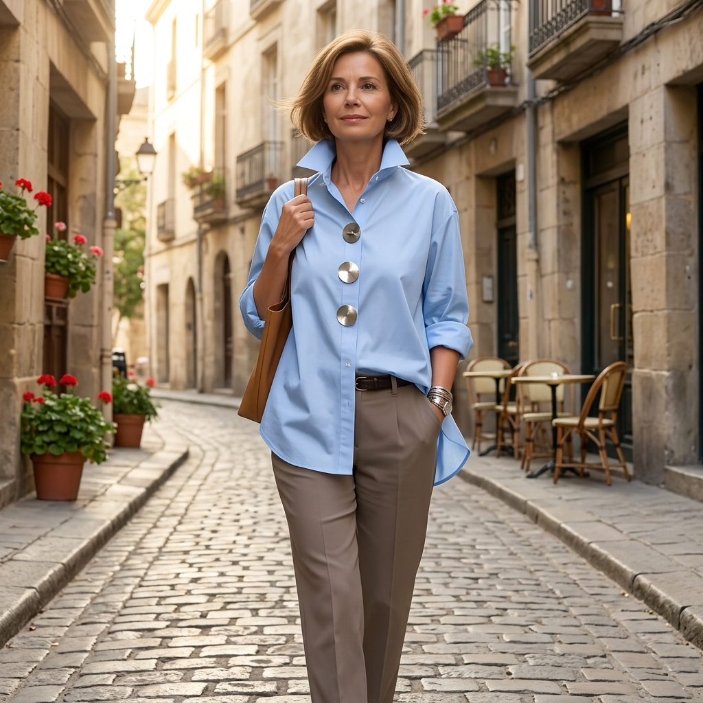 Milenza – Blouse Déclaration de Style Italien