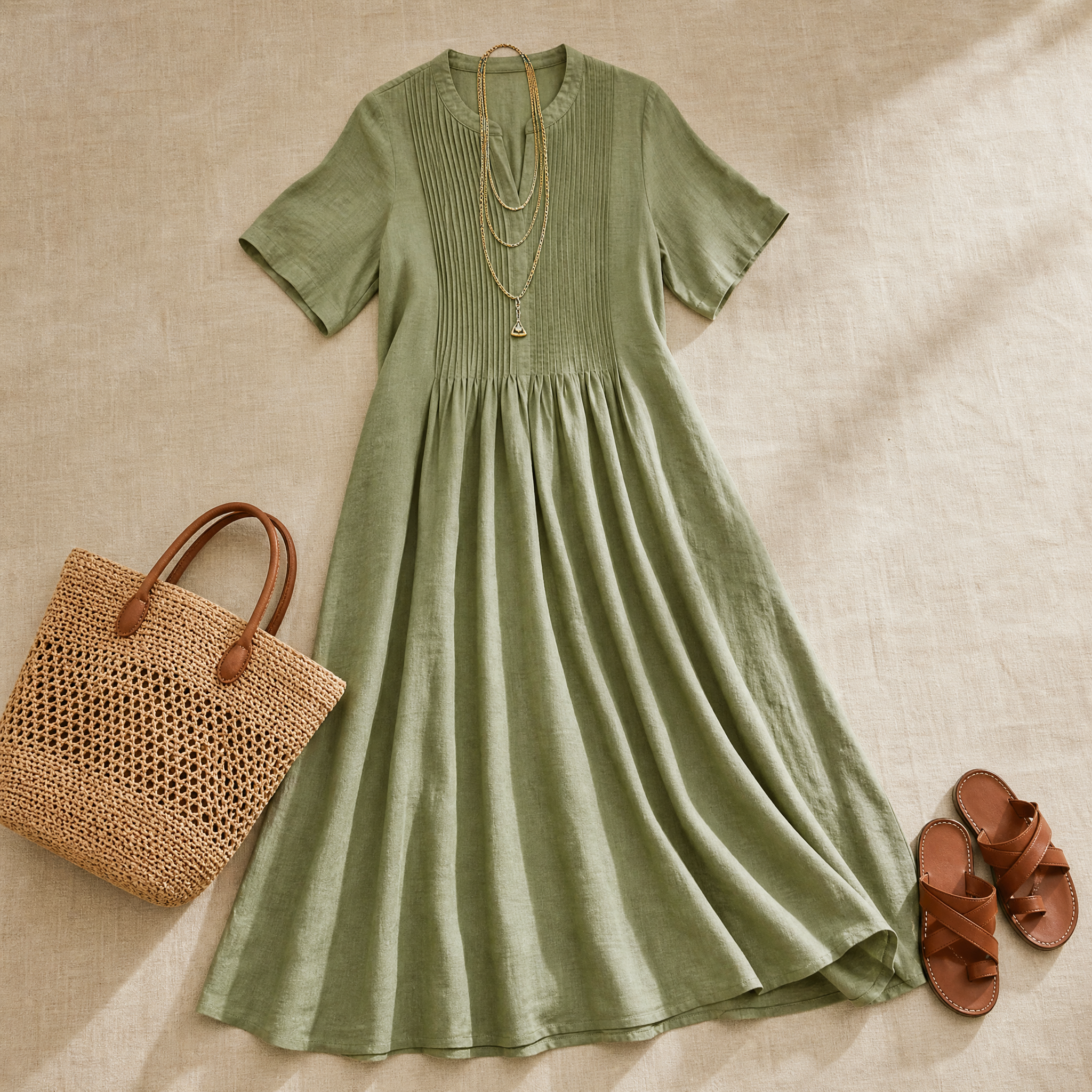 Wren – Robe Maxi à Pince pour Femme avec Poches
