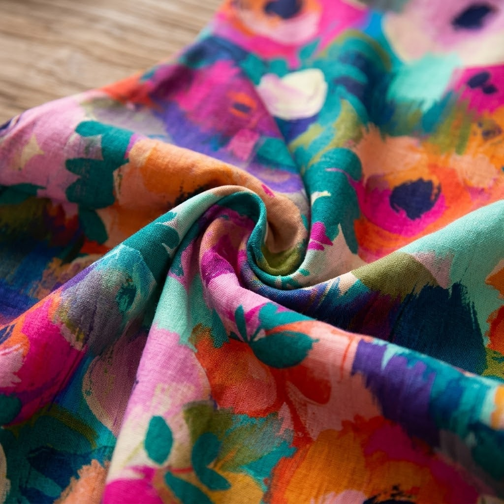 Florenza – Robe midi florale artistique pour femmes