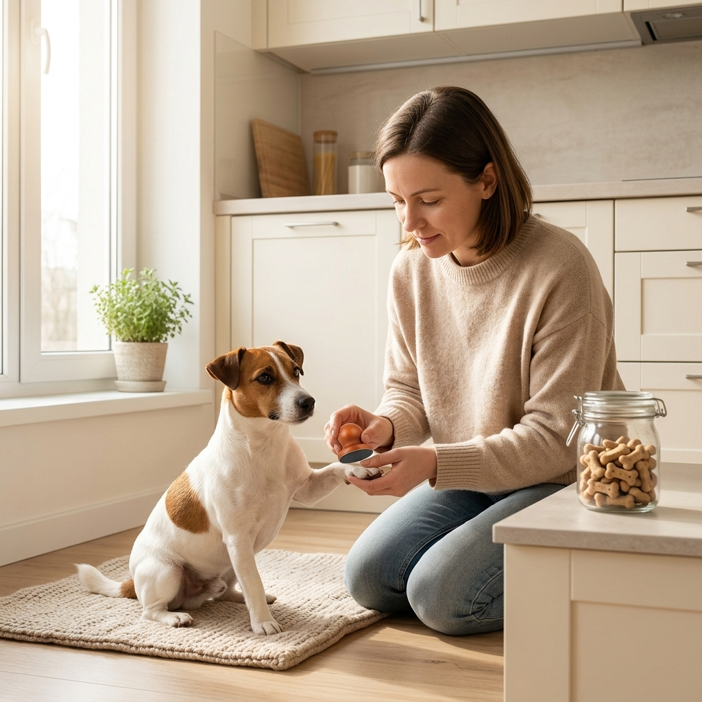 Pawsmooth – Lime à ongles silencieuse pour chien avec 3 coussinets de ponçage