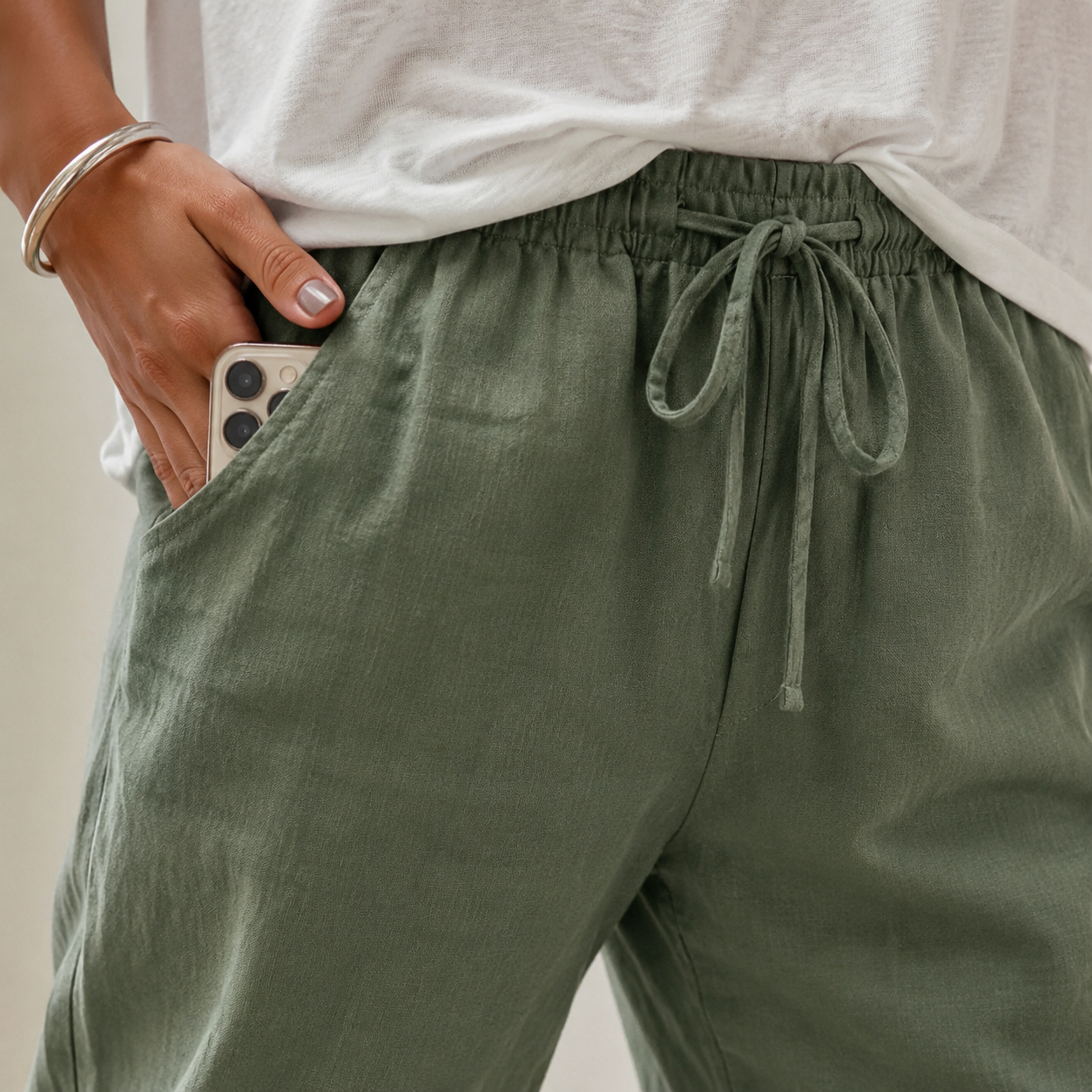 Lunaire – Pantalons Capri pour Femmes pour un Style Estival Facile