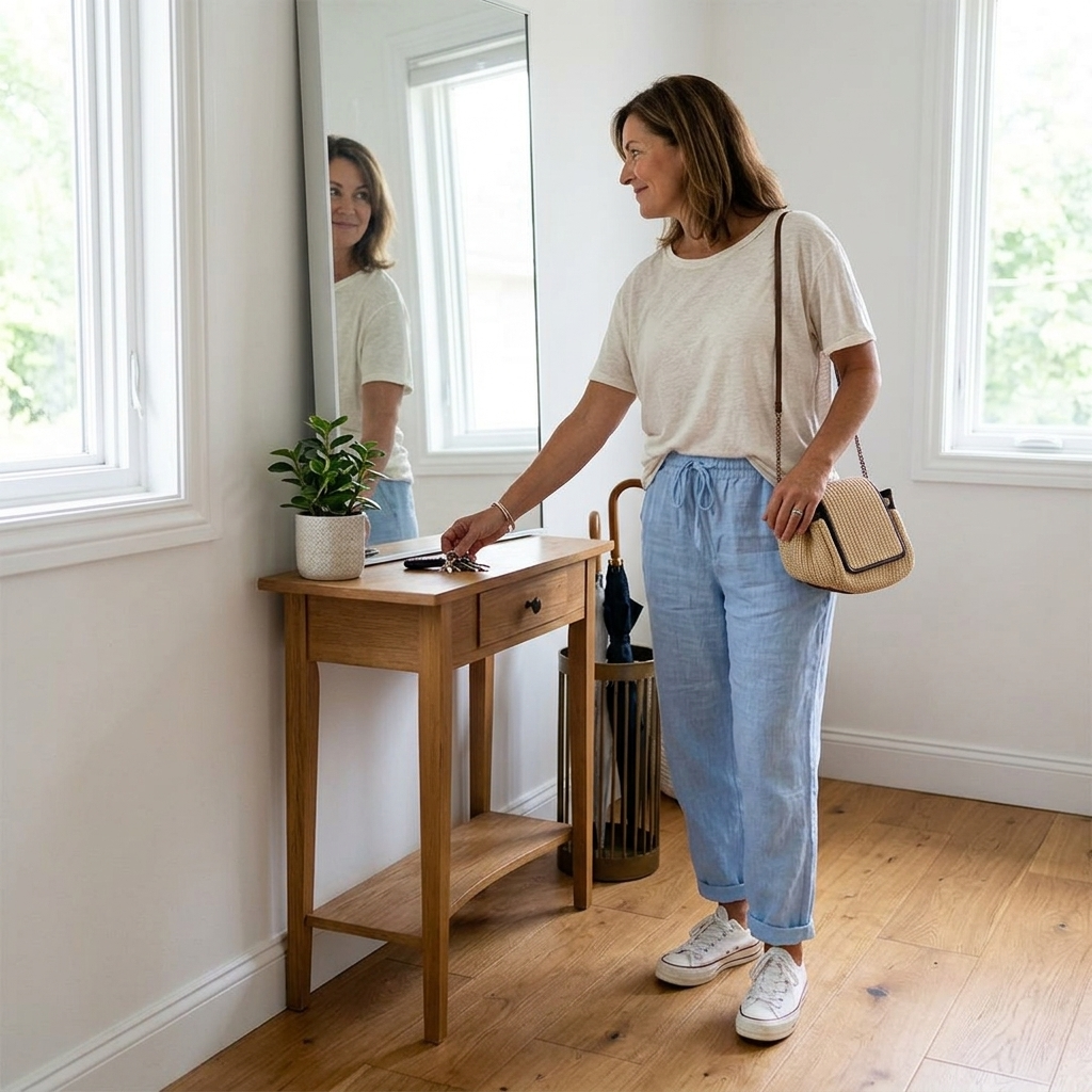 Lunara – Pantalon d'été léger en lin pour femmes