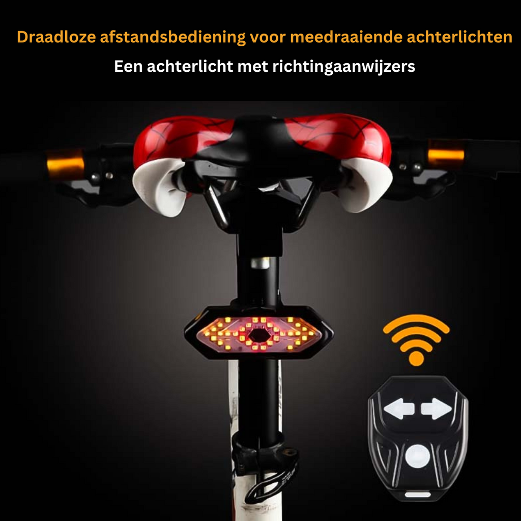 BikeLight Pro clignotant | Clignotant sans fil pour une sécurité accrue