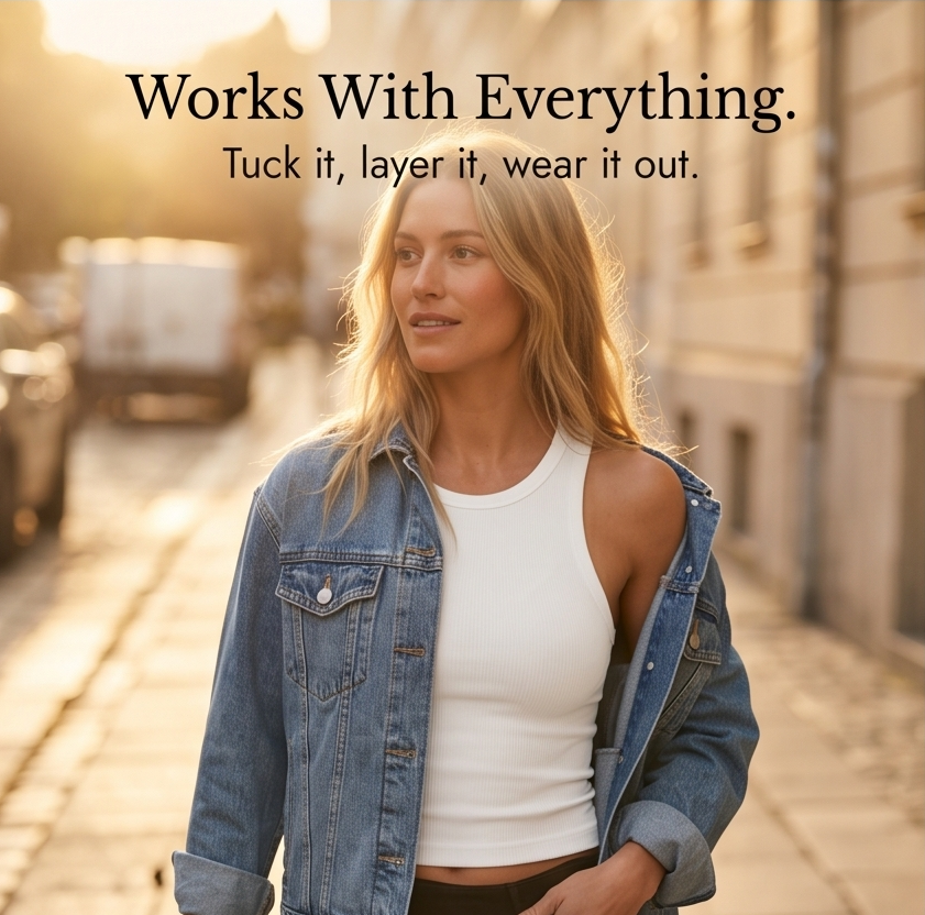 Liora – Débardeur avec soutien-gorge intégré pour femmes