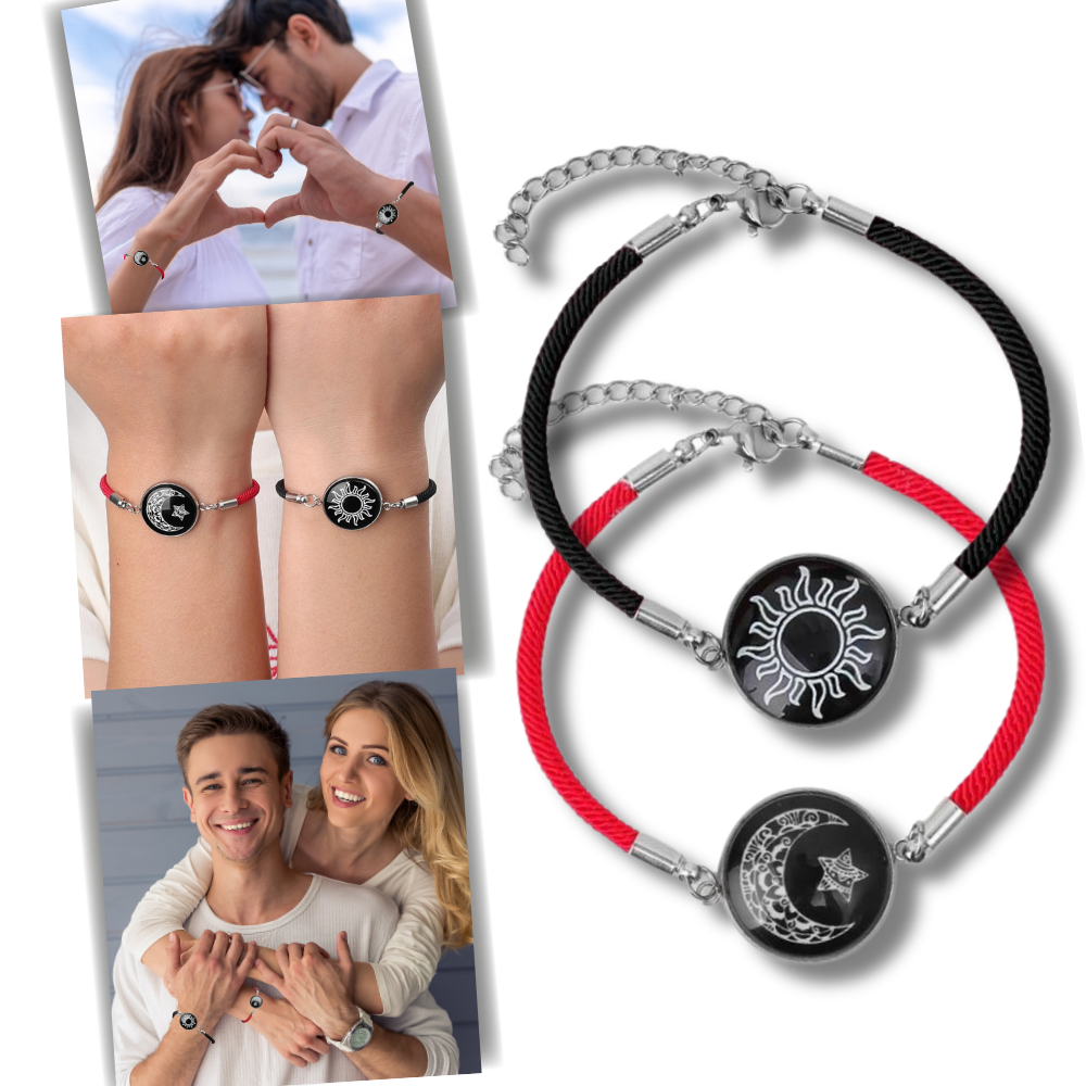 Bracelets Longue Distance Activés par la Lumière