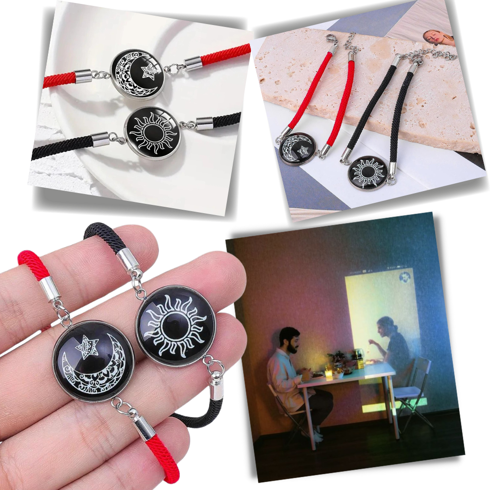 Bracelets Longue Distance Activés par la Lumière