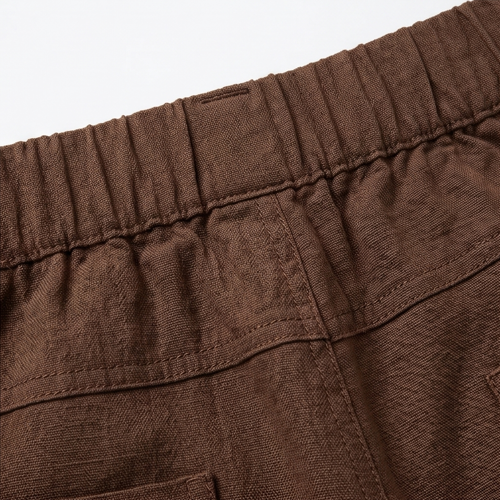 Loriva – Pantalons Palazzo à Taille Haute et Jambes Larges