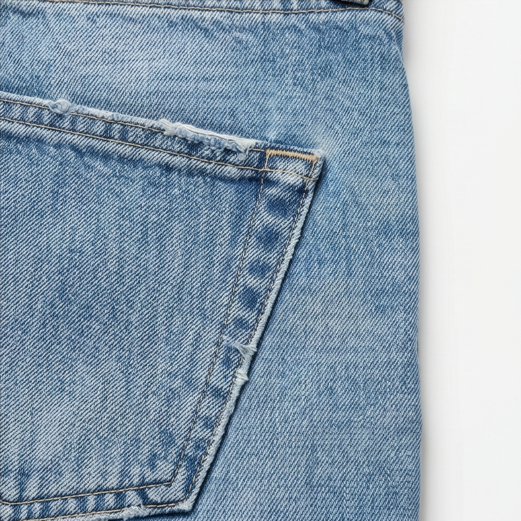 Lumière – Jeans à taille haute et coupe courte pour femmes