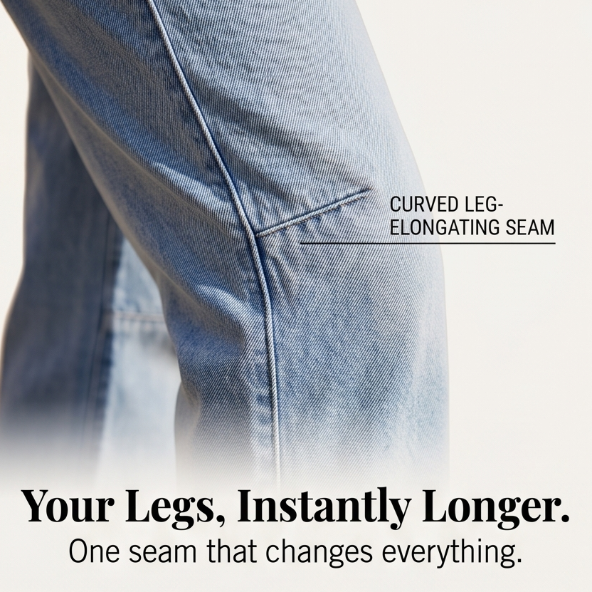 Lumière – Jeans à taille haute et coupe courte pour femmes