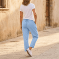 Lunara – Pantalon d'été léger en lin pour femmes