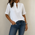 Lunavia – Blouse Femme à Col V Notch