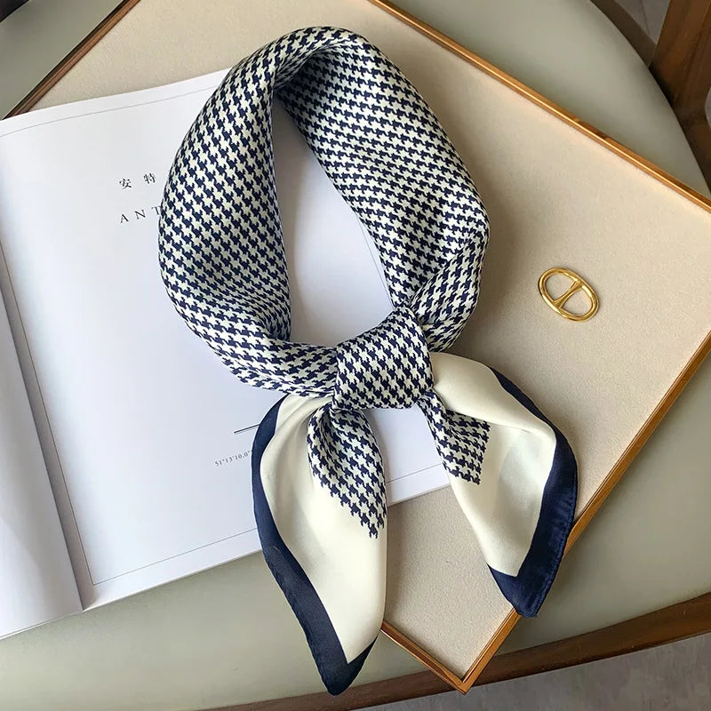Foulard en Soie Faiha | Luxe & Élégance | Motif Rayé