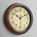 Horloge Mural HoutTijd Classique – Élégante horloge en bois avec seconde silencieuse