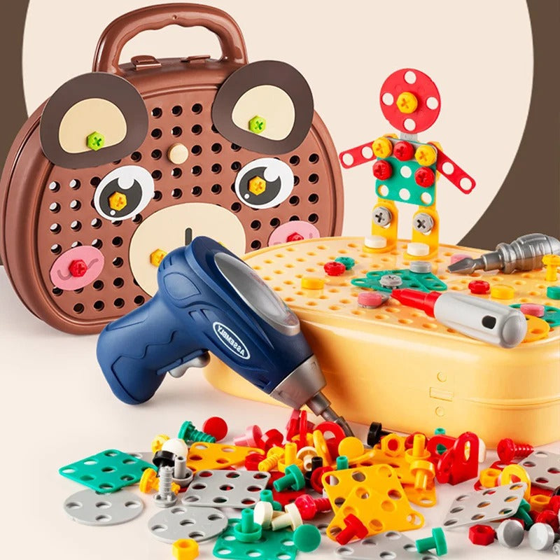 Boîte à Outils d'Ours pour Enfants