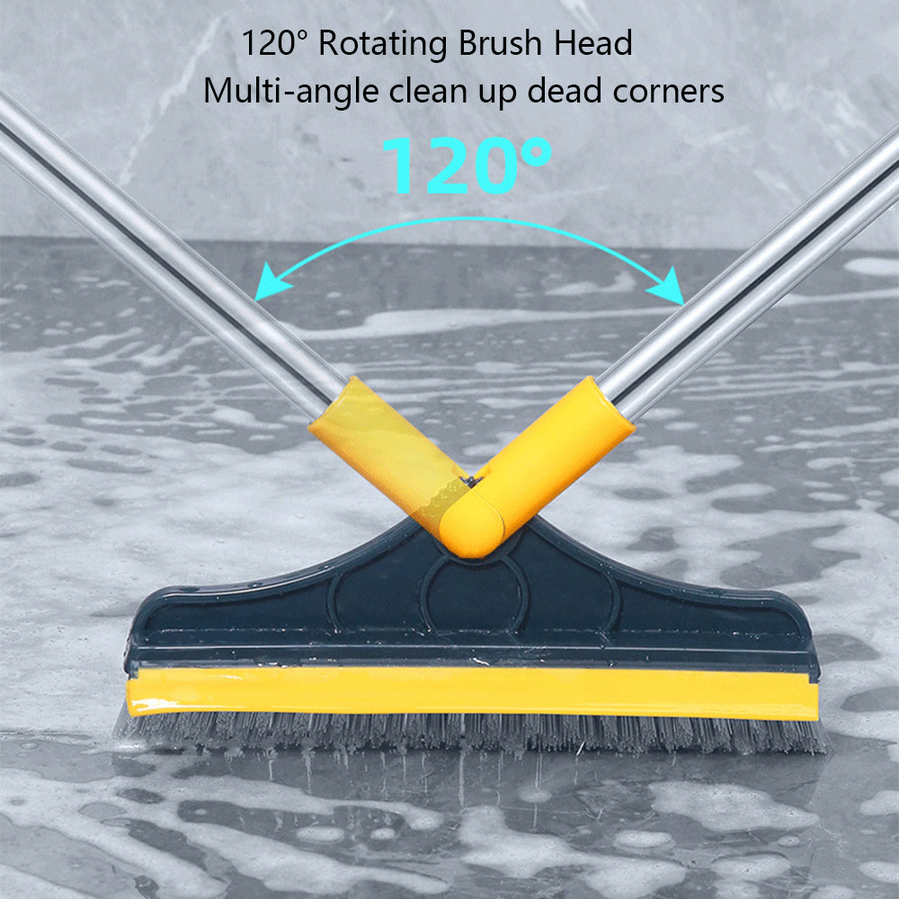 LuxiClean Brosse de Nettoyage de Sol à Double Action | Nettoyage et balayage sans effort pour une finition étincelante