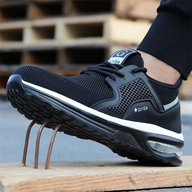 Chaussures de travail avec coque en acier | Baskets orthopédiques pour femmes