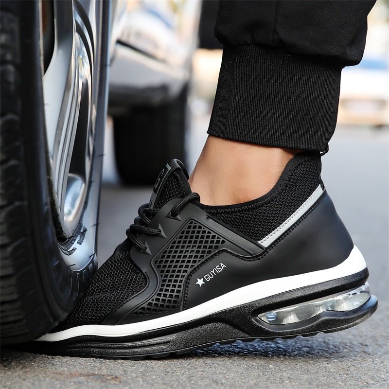 Chaussures de travail avec coque en acier | Baskets orthopédiques pour femmes