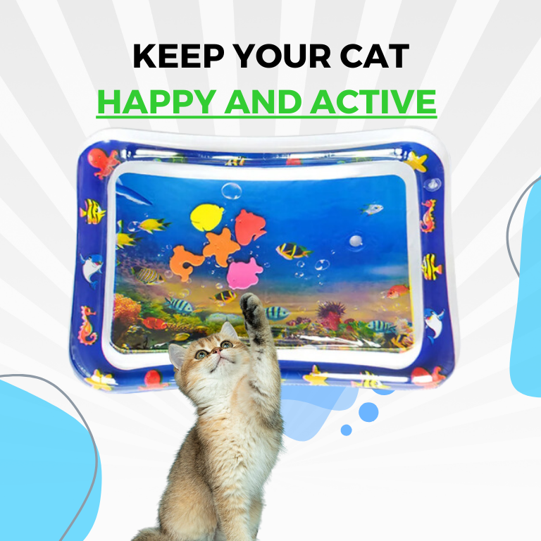 Tapis de jeu PurrSplash | Plaisir aquatique ultime pour les chats