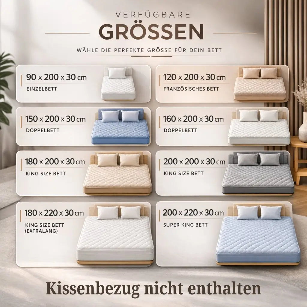 Protège-matelas | Housse de matelas imperméable | SchlafLux