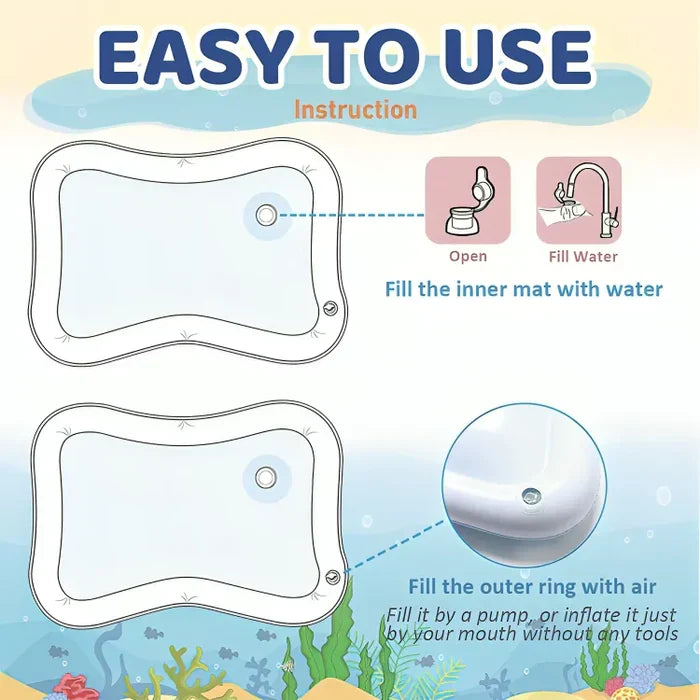 Tapis de jeu PurrSplash | Plaisir aquatique ultime pour les chats