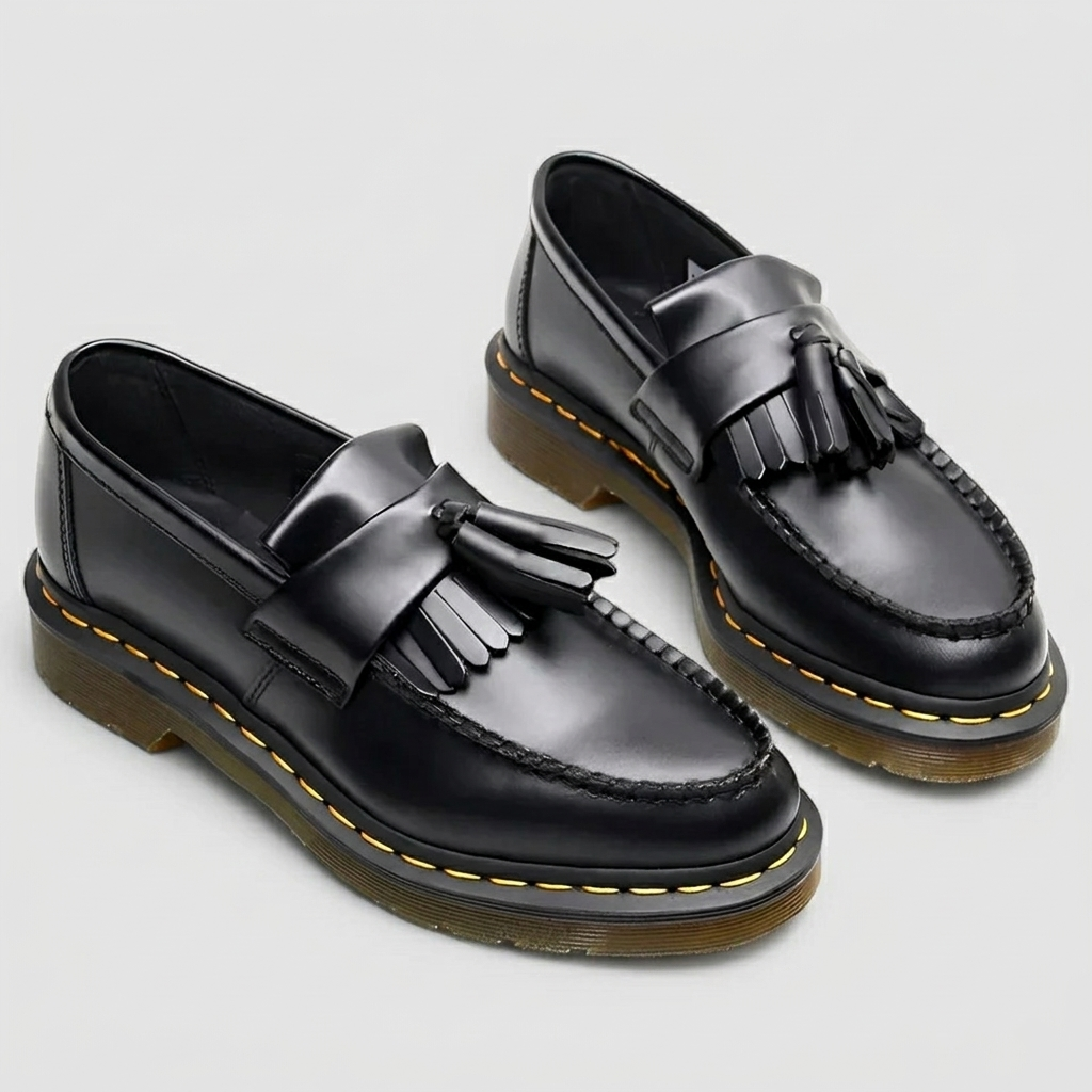 Mocassins Femme Classiques à Pampilles Chaussures Élégantes Bout Rond