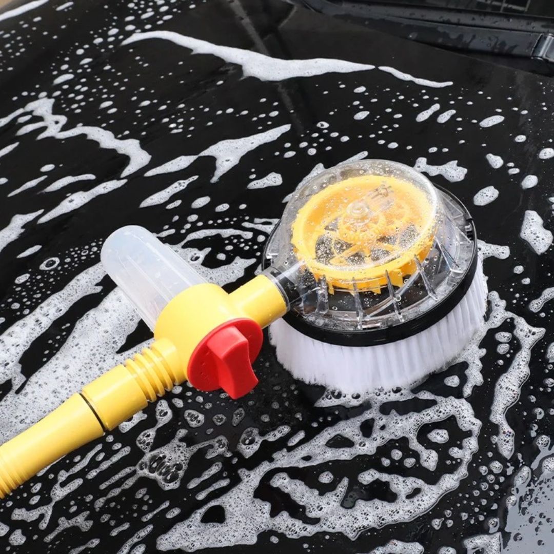 SpinClean Pro 360 | brosse de voiture rotative avec poils en microfibre de première qualité