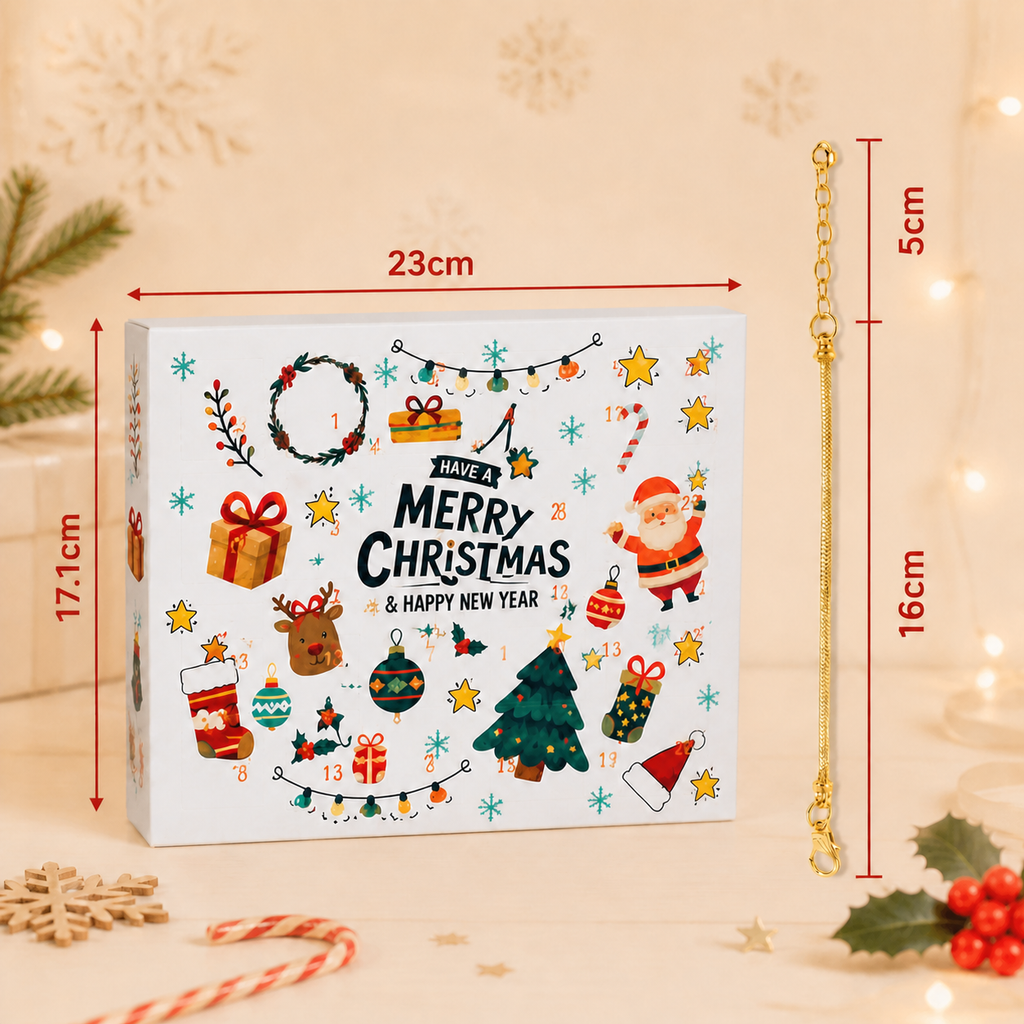 Calendrier de l'Avent Bracelet 2026 – 24 Jours DIY Création de Bijoux