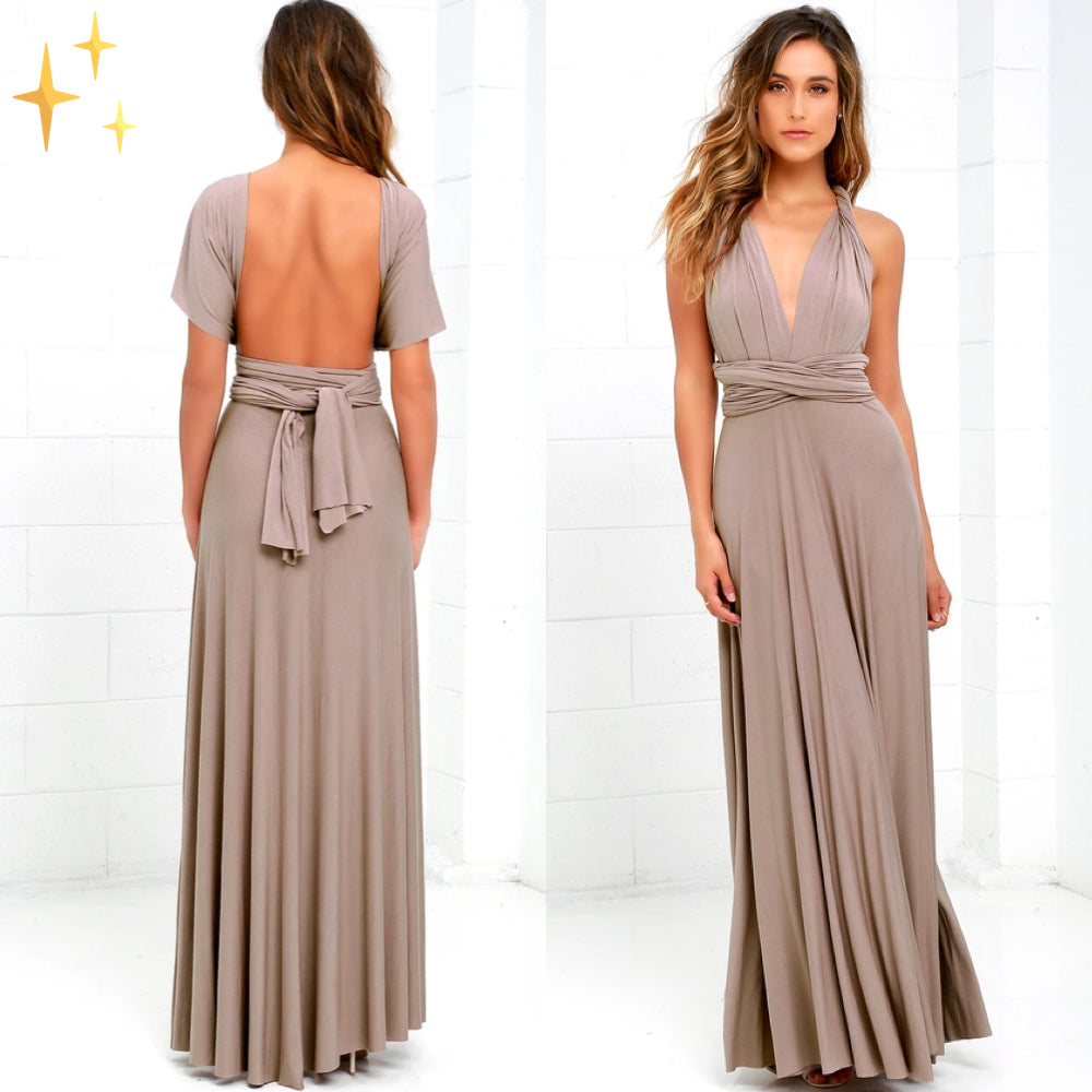 a-Lot - Robe portefeuille polyvalente avec design multiway