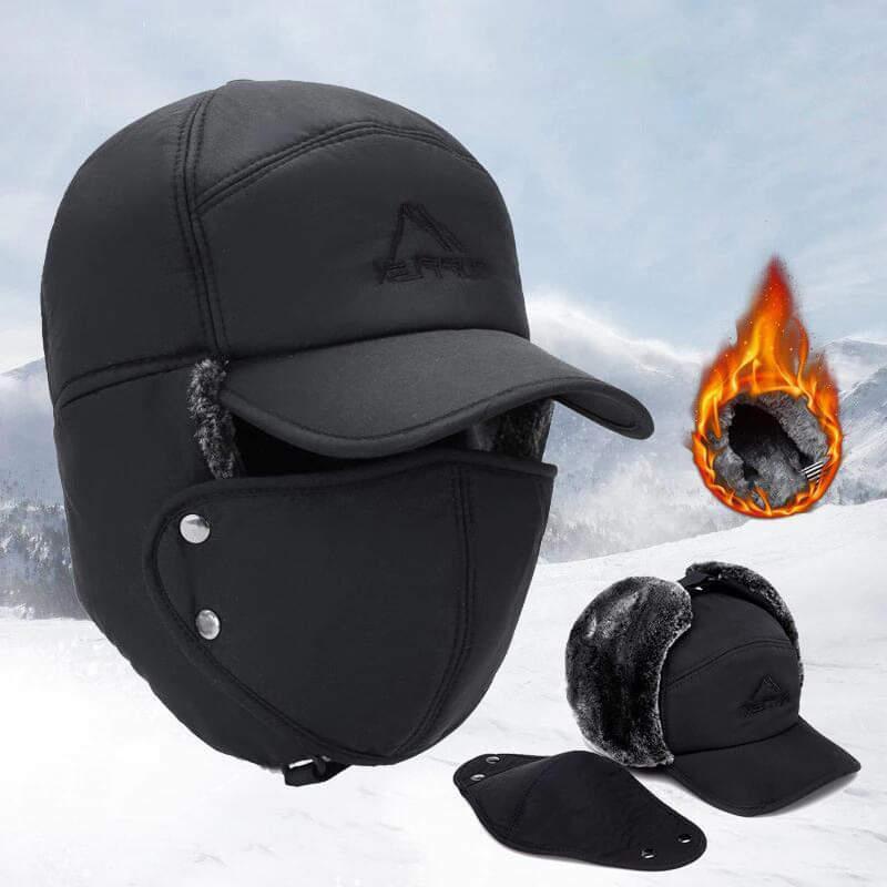 LuxGuard™ Bonnet Coupe-Vent avec Protection des Oreilles | Protège du vent et du froid avec style