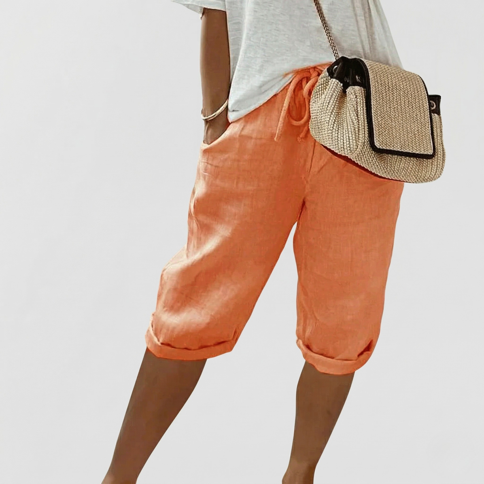 Short Femme Décontracté Taille Élastique Confort Été Quotidien