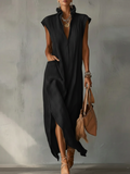 Elara | Robe Maxi Printemps Volantée