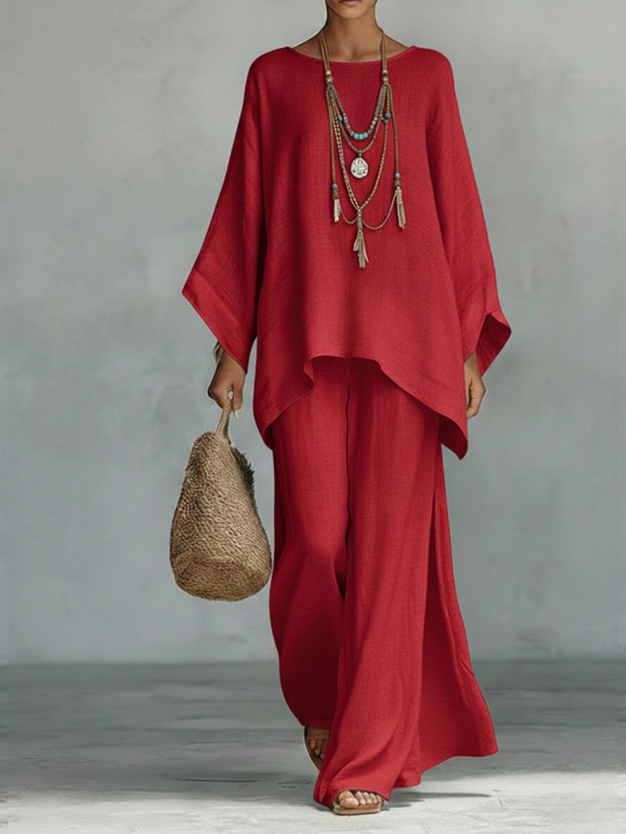 Celine™ | Ensemble élégant en lin à deux pièces