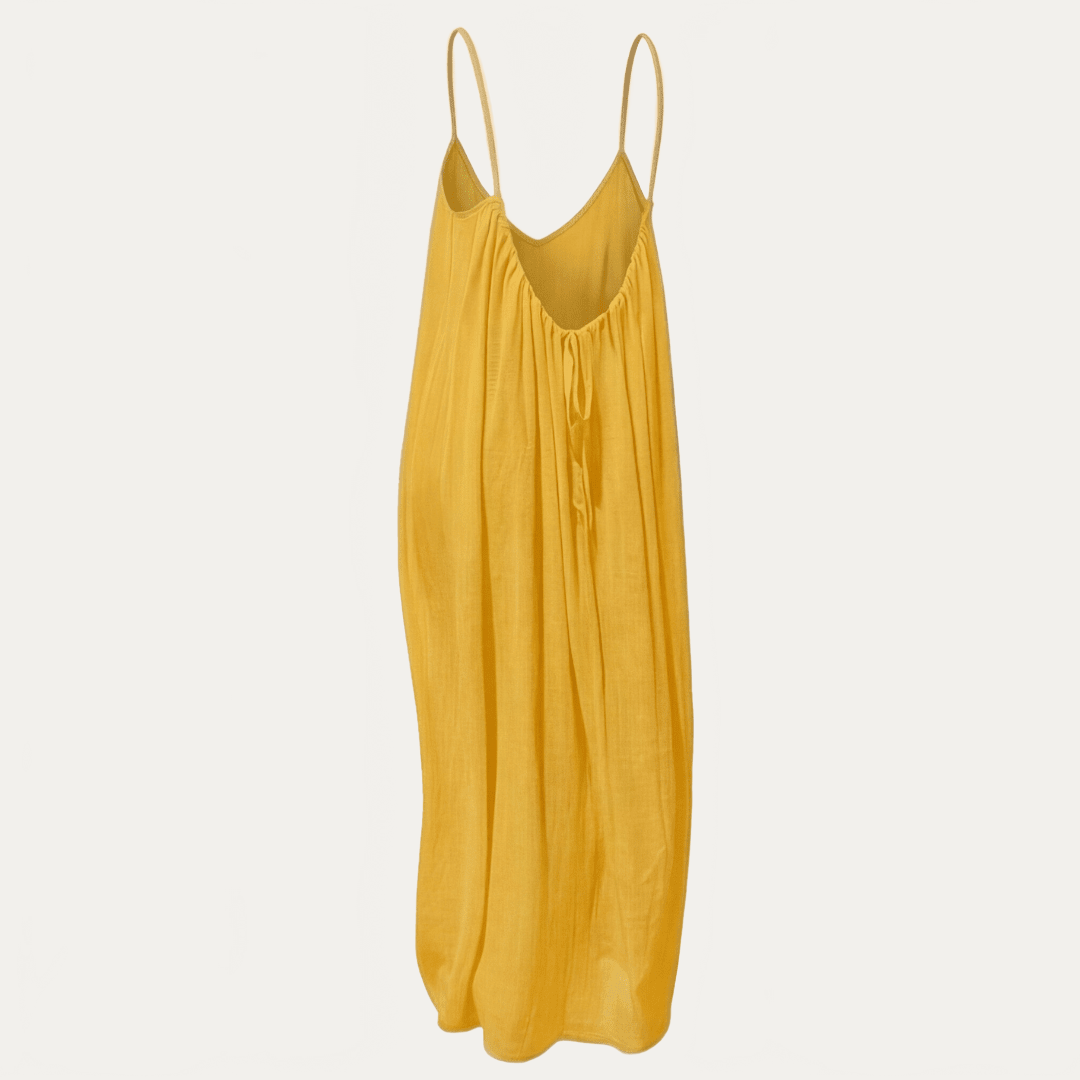 Soleia – Robe maxi d'été fluide à dos ouvert