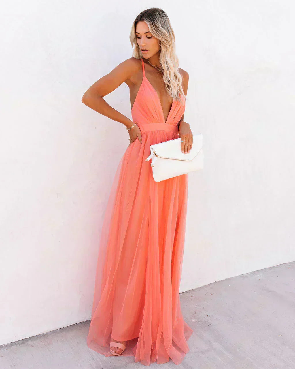 Belinda - Robe maxi fluide et élégante style été