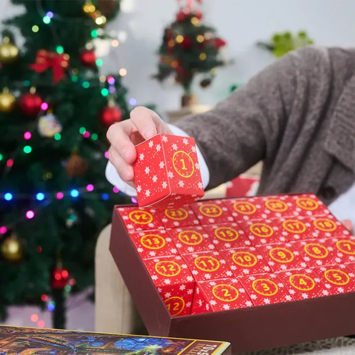 Calendrier de l'Avent FamilieJoy 2025 | Des surprises comblées pour tous avec Stitch, Football, Puzzles & Cristaux