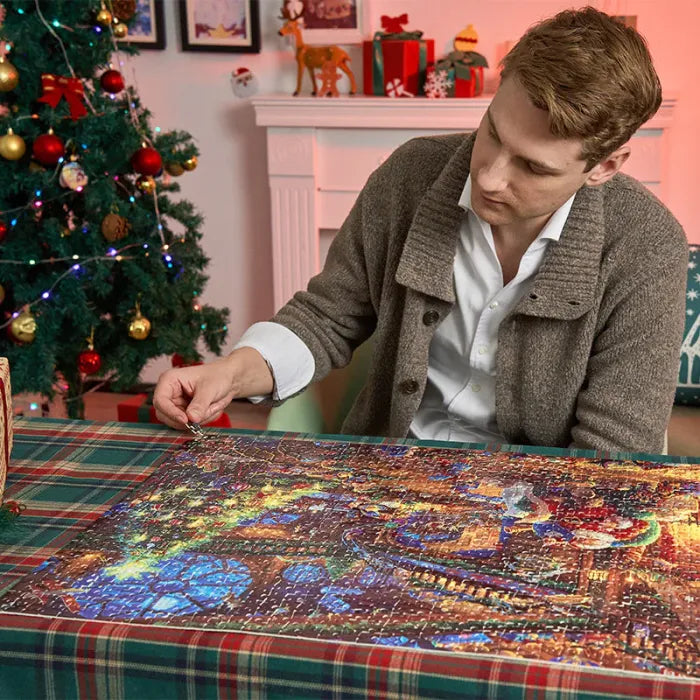 Calendrier de l'Avent FamilieJoy 2025 | Surprises comblées pour tous avec Stitch, Football, Puzzles & Cristaux